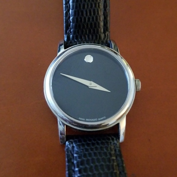 movado museum classic blue